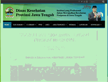 Tablet Screenshot of dinkesjatengprov.go.id